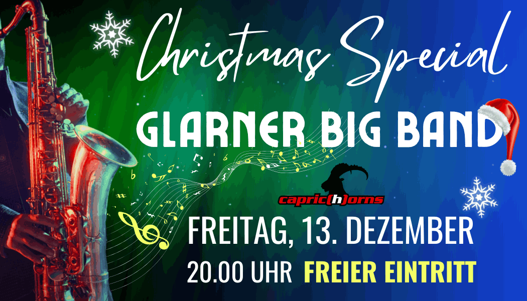 Bild: Glarner Big Band Christmas Special