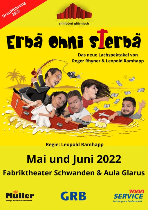 Plakat Erbä Ohni Sterbä (2022)
